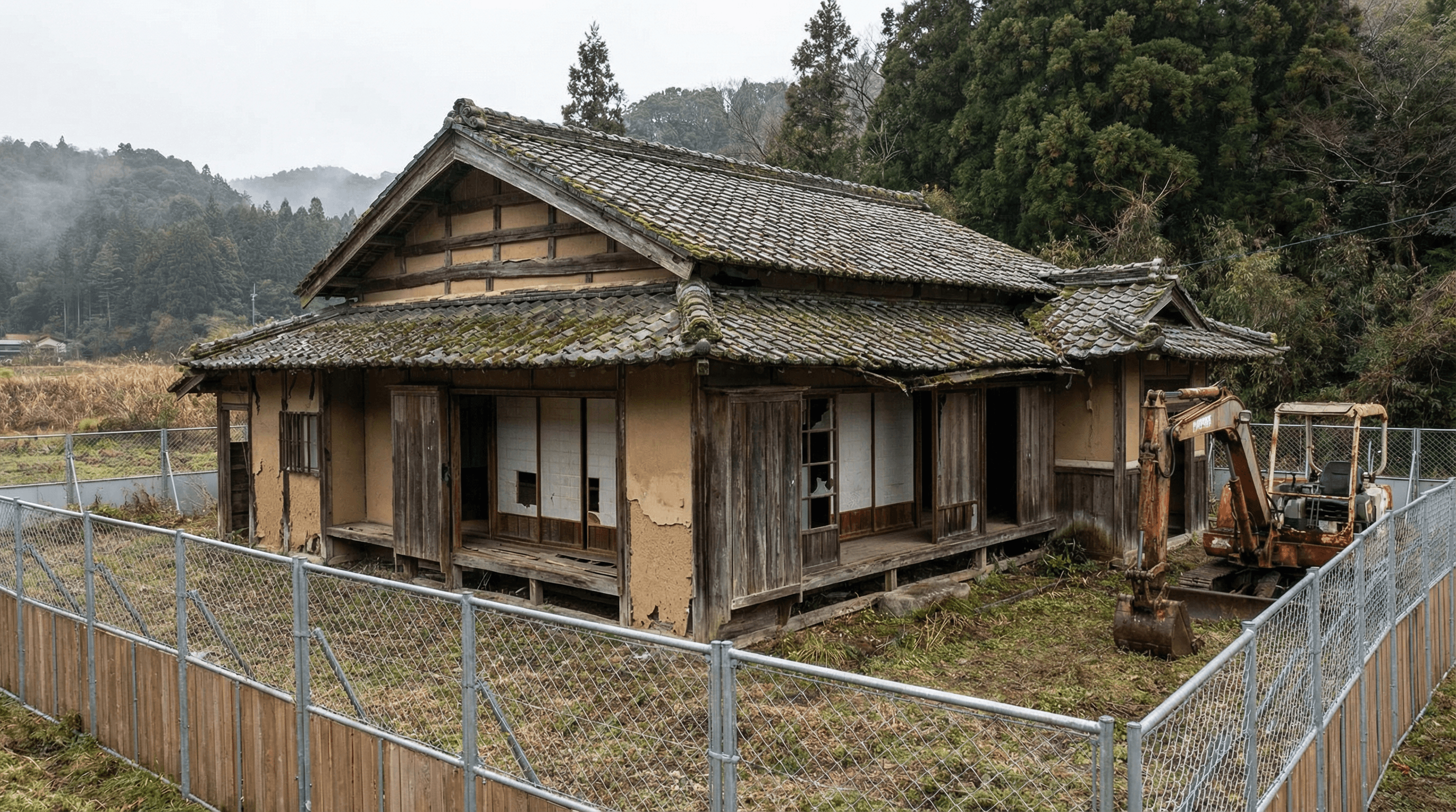 解体前の建物